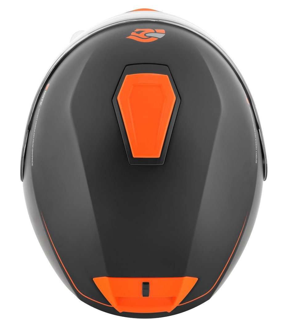 FC-Moto Motorradhelm Novo Straight Klapphelm, integriertes Sonnenvisier