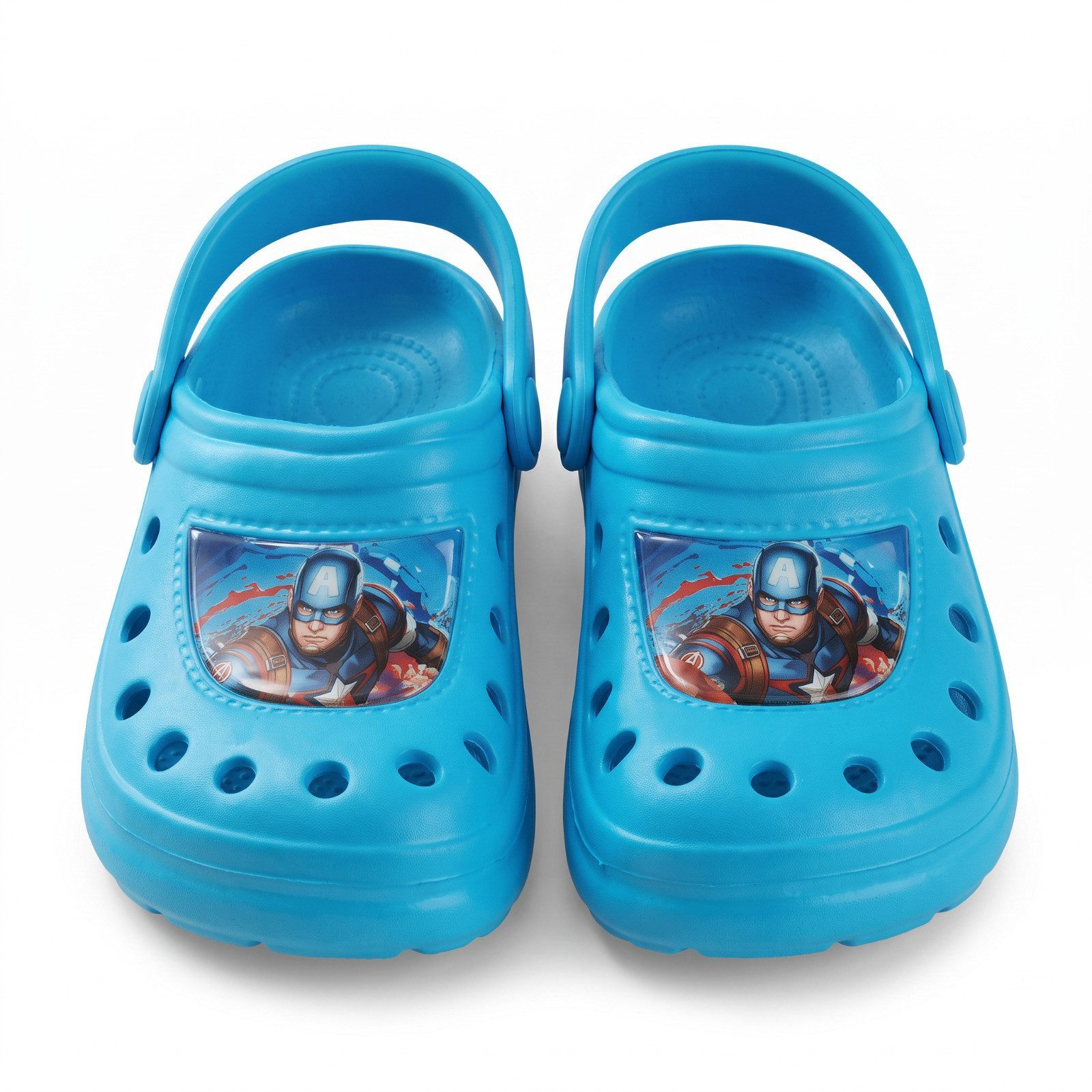 MARVEL Marvel Avengers Captain America Clogs - Kinder Sandalen Badeschuhe Clog