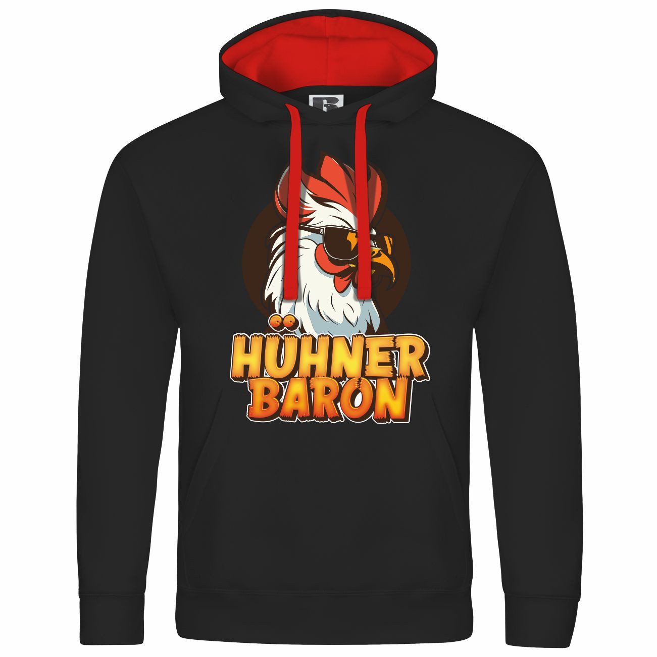 Kapuzenpullover Herren Kapuzenpullover Hühnerbaron