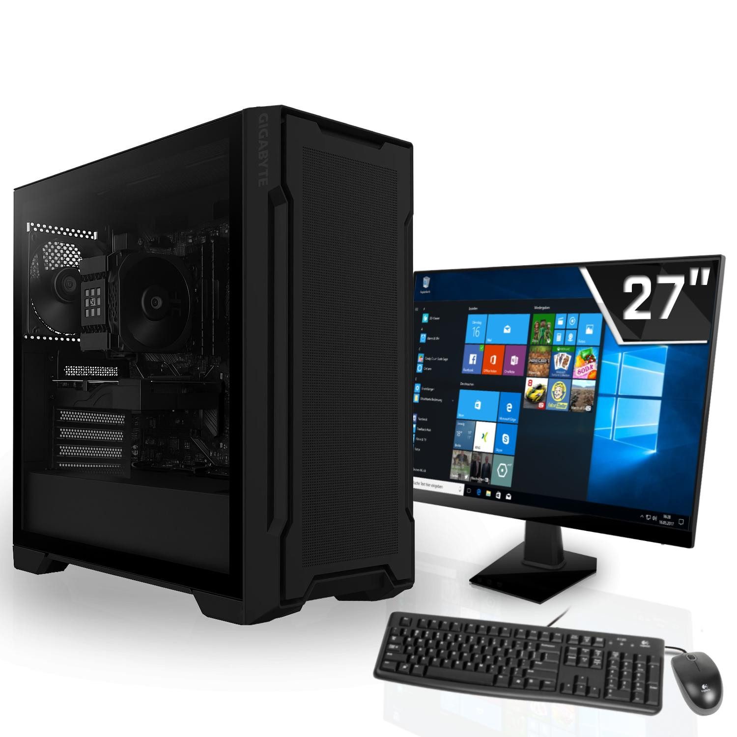 SYSTEMTREFF Mini Mini-PC (AMD 5755G 5755G, RX Vega 8, 16 GB RAM, 1000 GB SSD, Luftkühlung)