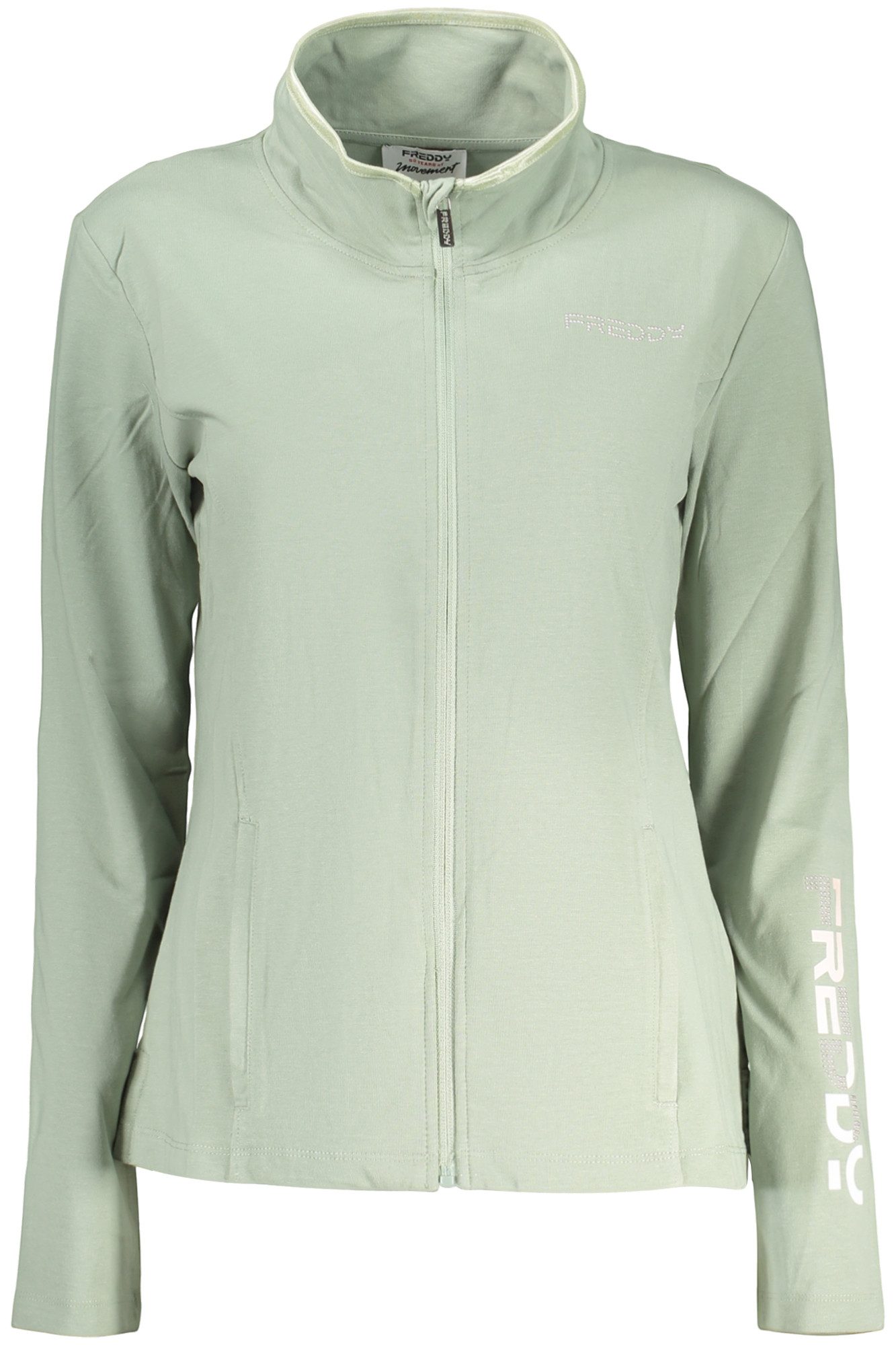 Freddy Sweatshirt Grünes Damen Langarm-Sweatshirt mit