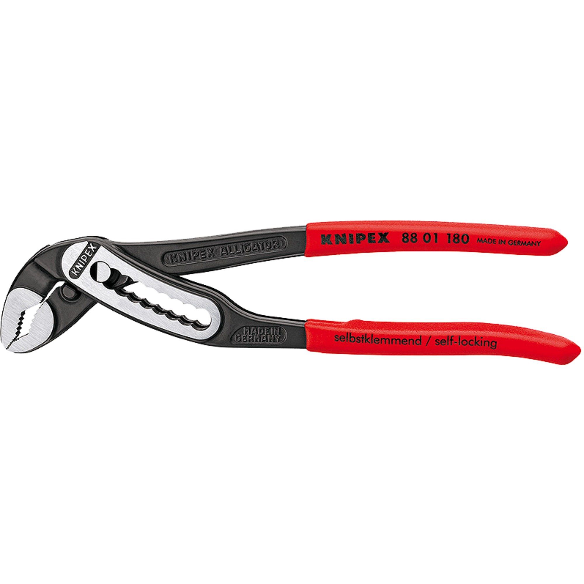 Knipex Greifzange KNIPEX Alligator 8801180, 180mm, Rohr-