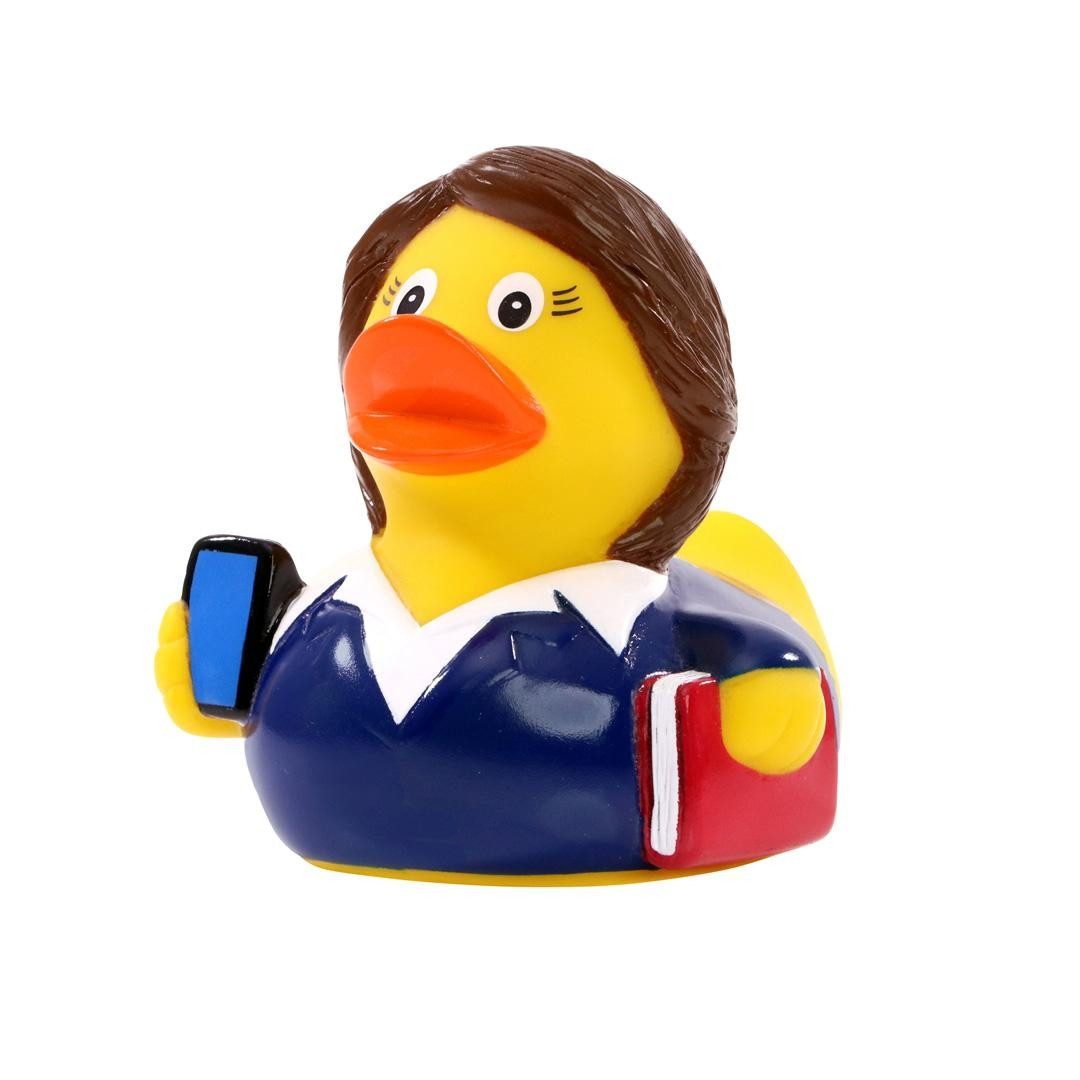 mbw Grußkarten Businesswoman - Quietscheente - Badeente - ca. 8 cm gross