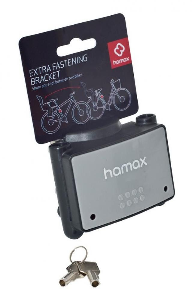 Hamax Fahrradkindersitz Hamax Kindersitzhalter abschließbar Befestigung Rahmenrohr ab Mod. 200