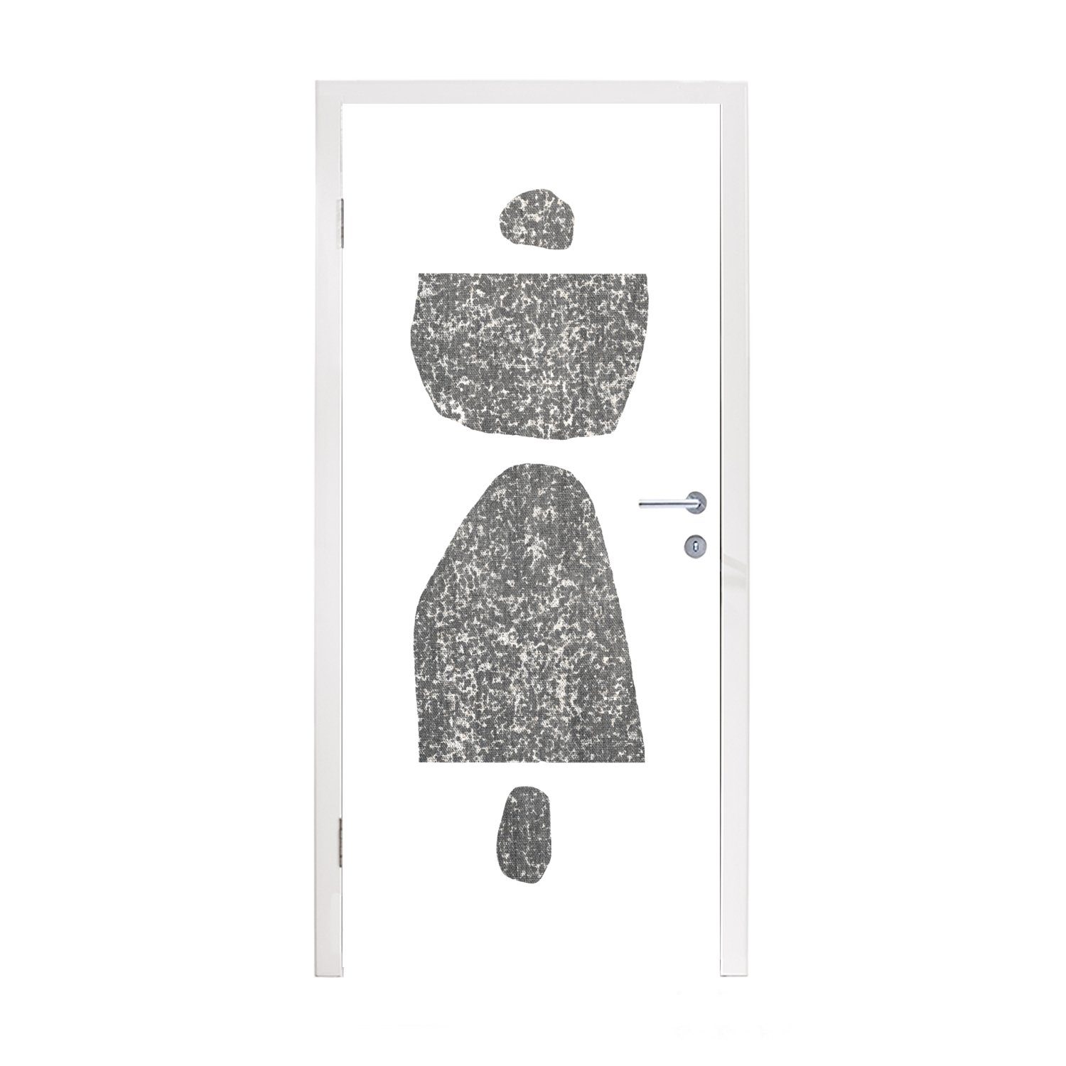 MuchoWow Türtapete Minimalismus - Abstrakt - Design, Matt, bedruckt, (1 St), Fototapete für Tür, Türaufkleber, 75x205 cm