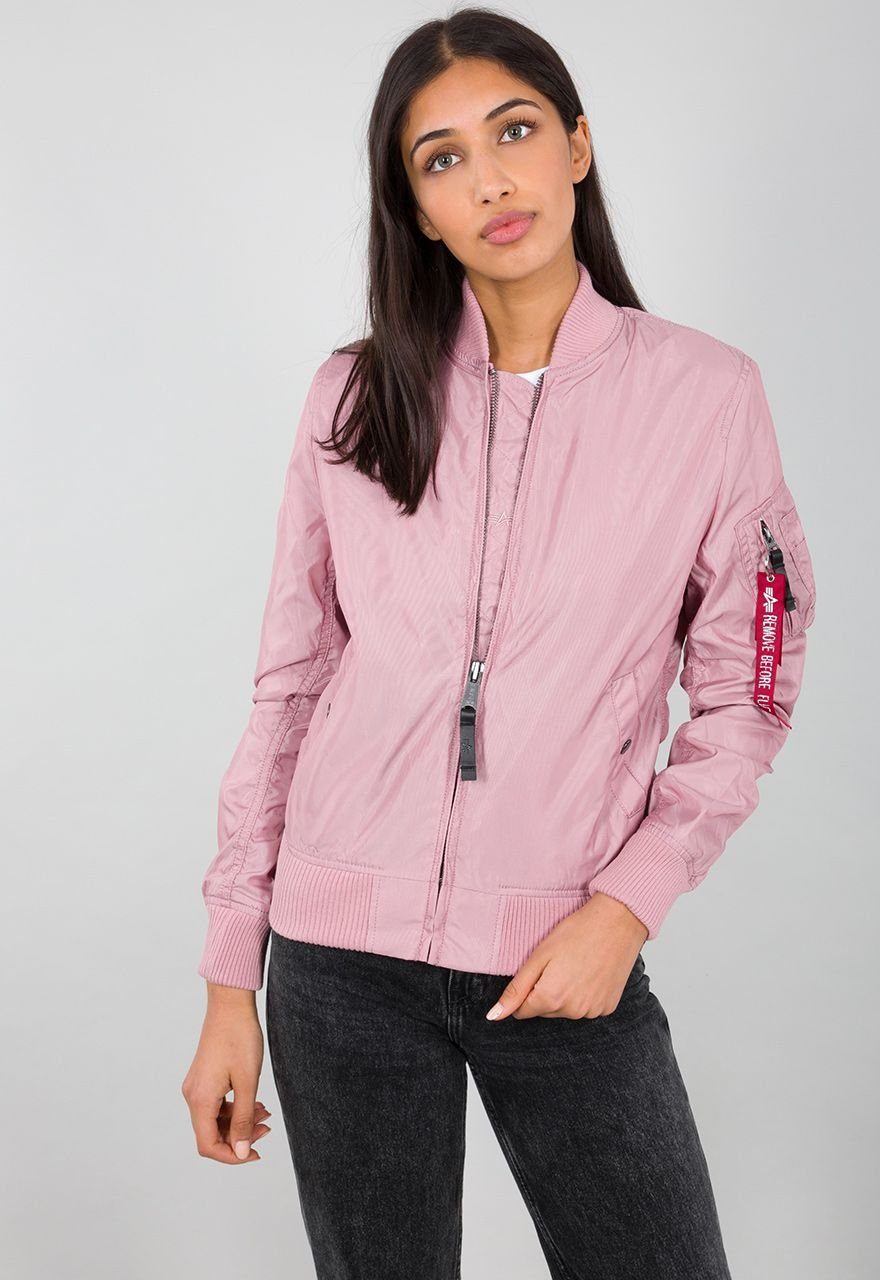 pink Wmn Tt Industries Alpha Kurzjacke silver Ma-1