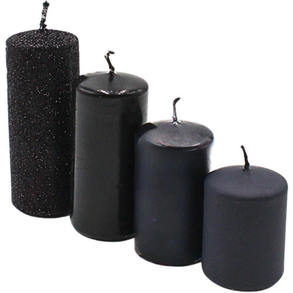 Dekohelden24 Adventskerze Gestufte Stumpenkerzen, Adventskerzen, Adventskra günstig online kaufen