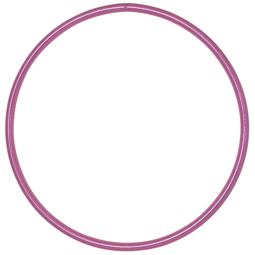 Hoopomania Hula-Hoop-Reifen Kinder Hula Hoop, Glitter Farben, Ø 60cm Pink