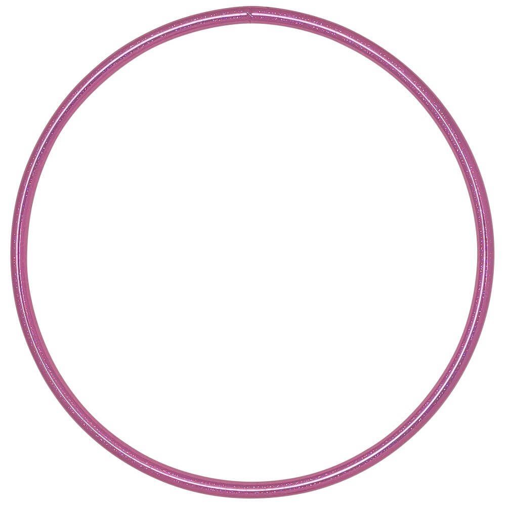 Hoopomania Hula-Hoop-Reifen Kinder Hula Hoop, Glitter Farben, Ø 70cm Pink