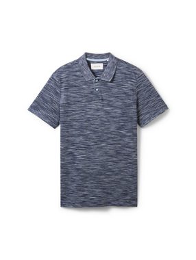 TOM TAILOR Poloshirt Poloshirt in Melange Optik