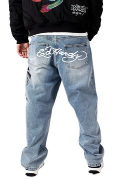 Ed Hardy Regular-fit-Jeans Jeans Ed Hardy Skull-Snake-Eagle Tattoo, G 32