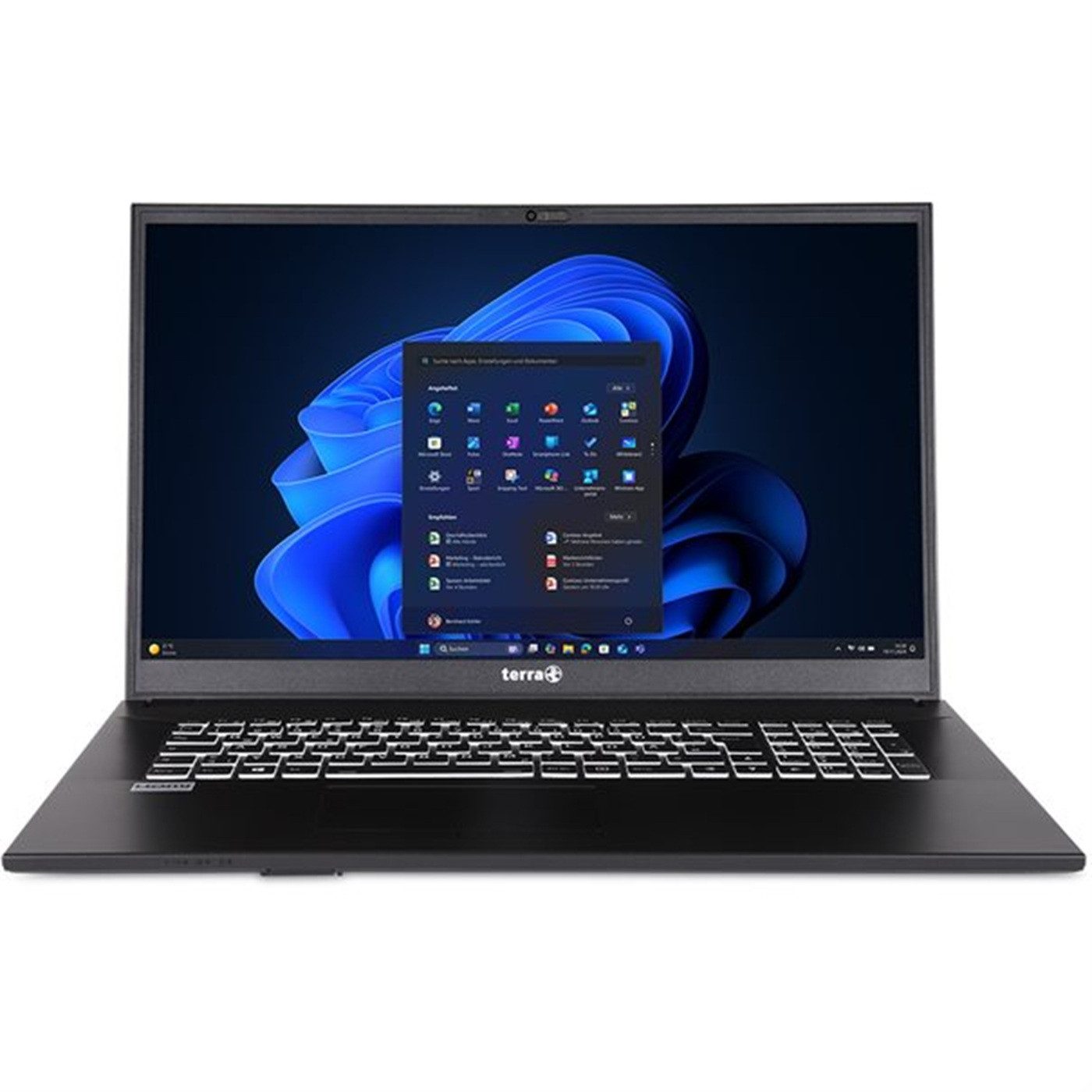 TERRA TERRA MOBILE 1716R - Business-Notebook mit Windows 11 Pro Business-Notebook (Intel Intel Core i5 i5-1335U, 8 GB, 500 GB SSD, Windows 11 Pro, HDMI, Beleuchtete Tastatur, DVD)