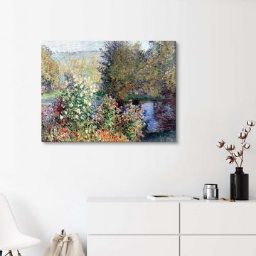 Posterlounge Leinwandbild Claude Monet, Stiller Winkel, Wohnzimmer Malerei