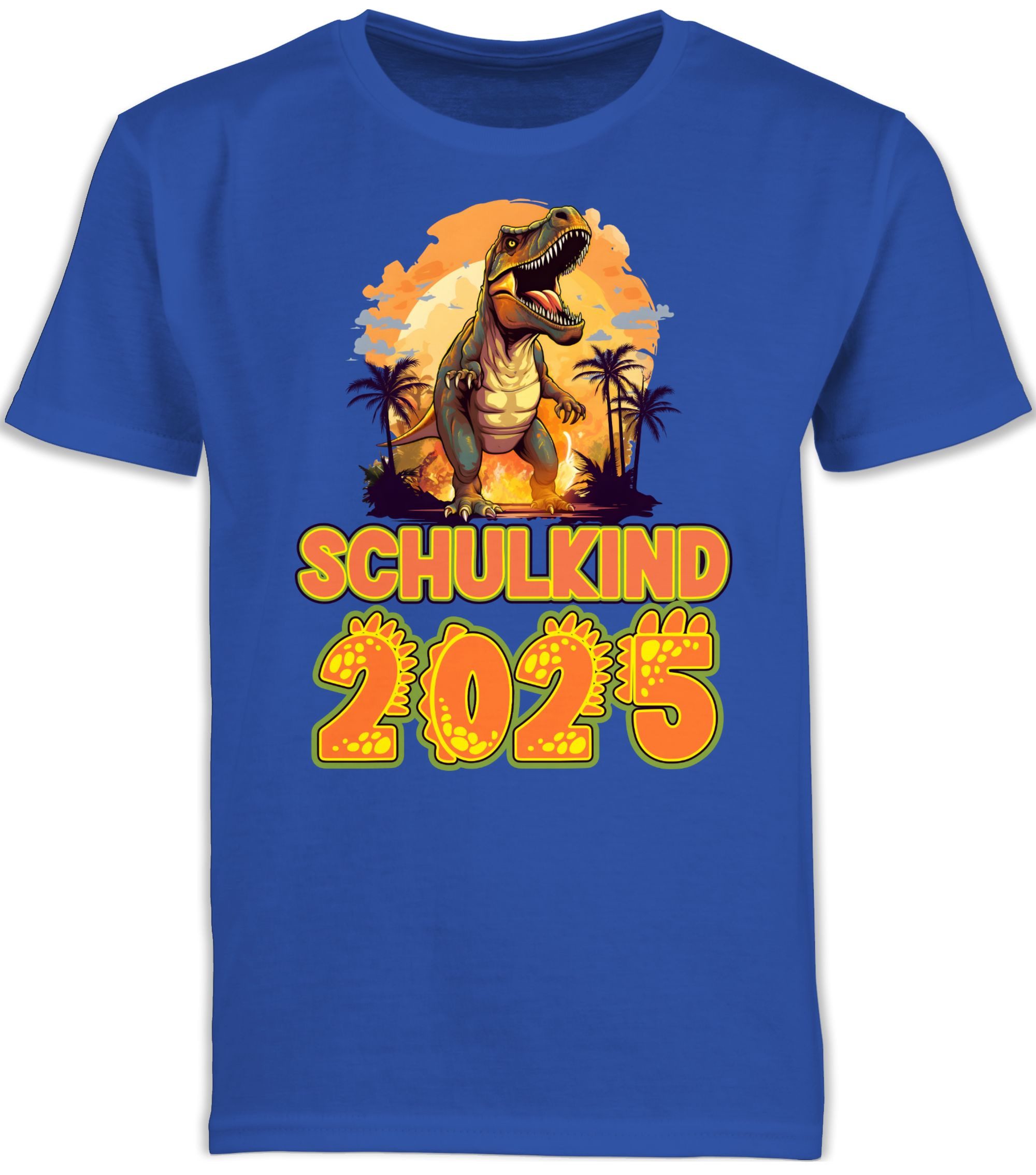 T-Shirt Schulkind 2025 Dinosaurier Dino Saurier