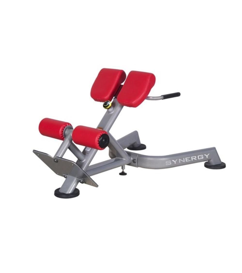 Stex Fitness Europe Rückentrainer 45º Back Extension Rückenstrecker Rückentraining für Home Gym& Studio., (Back Extension Rückenstrecker Set, Mit Polster, Mit Griff, Mit Fußstützen), robust, ergonomisch