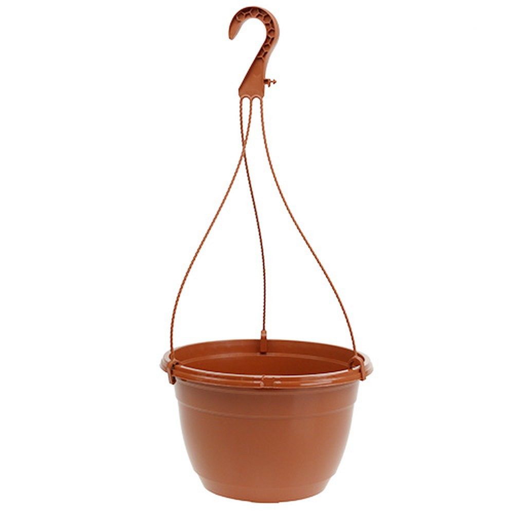 Pöppelmann GmbH & Co. KG Blumenampel Hängender Blumentopf aus Kunststoff für Balkon und Gartendeko