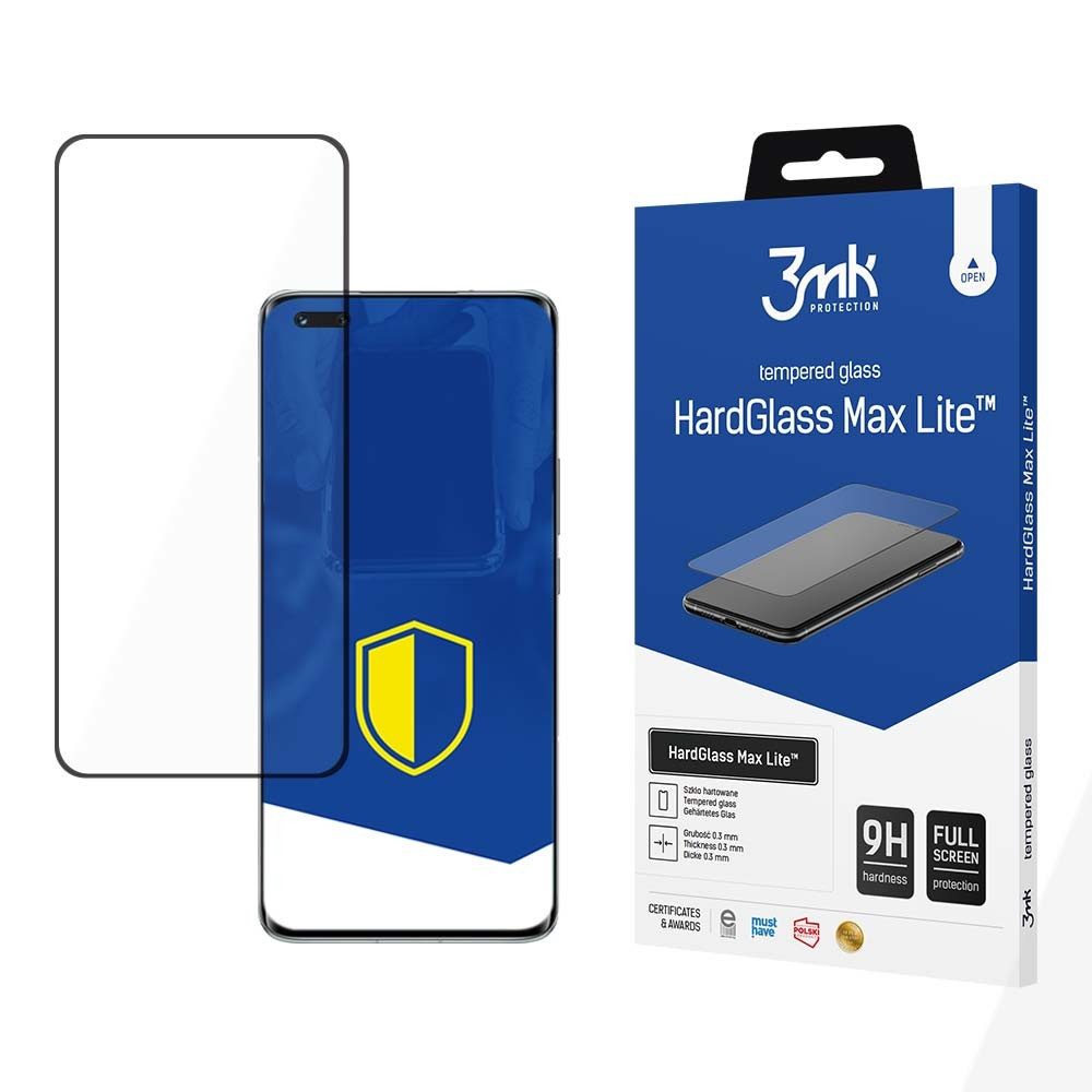 3MK Displayschutzglas Panzerglas Schutzglas Bildschirmschutz für Honor Magic 4 Pro, Spar-Set, 1 Stück, 9H Härte, 0,3 mm dünn, oleophob, blasenfrei