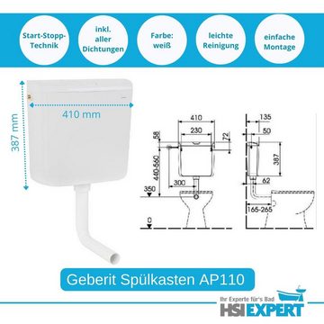 Grohe Tiefspül-WC Premium Stand WC Spülkasten Waschbecken Armatur, bodenstehend, Abgang waagerecht, Set, Keramik