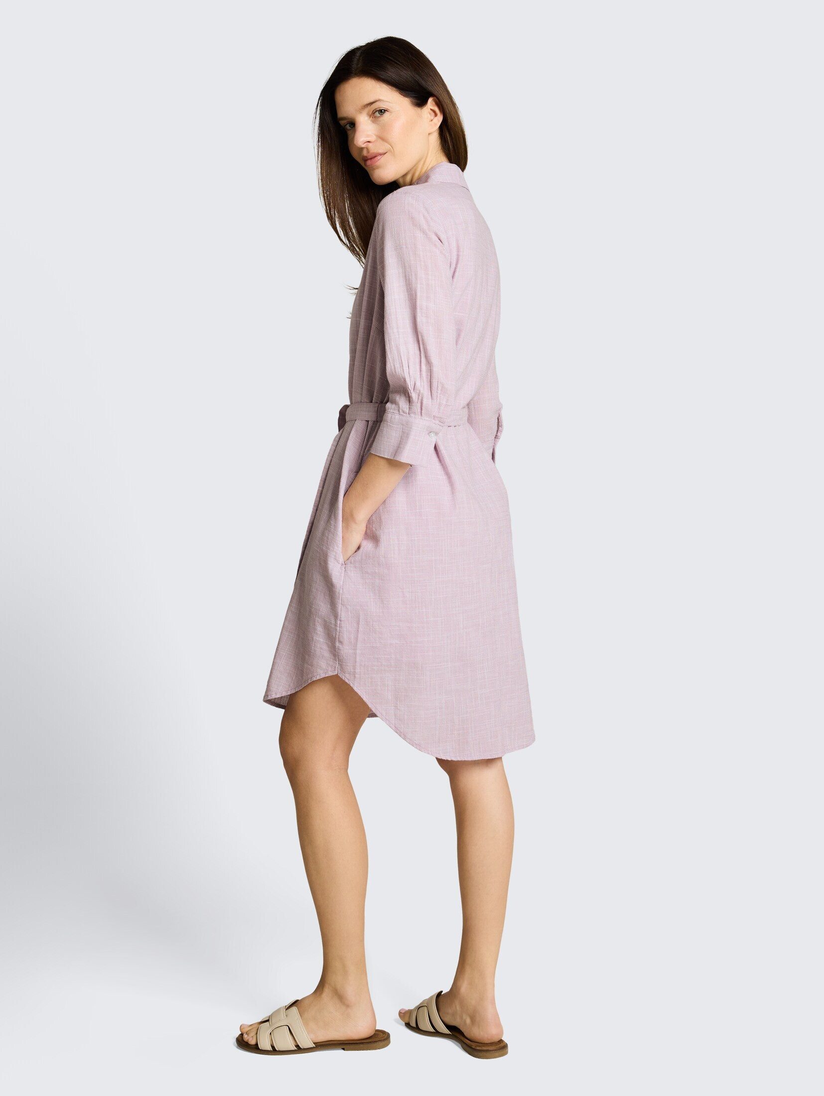 TOM TAILOR Jerseykleid Kleider & Jumpsuits Blusenkleid mit Bindegürtel