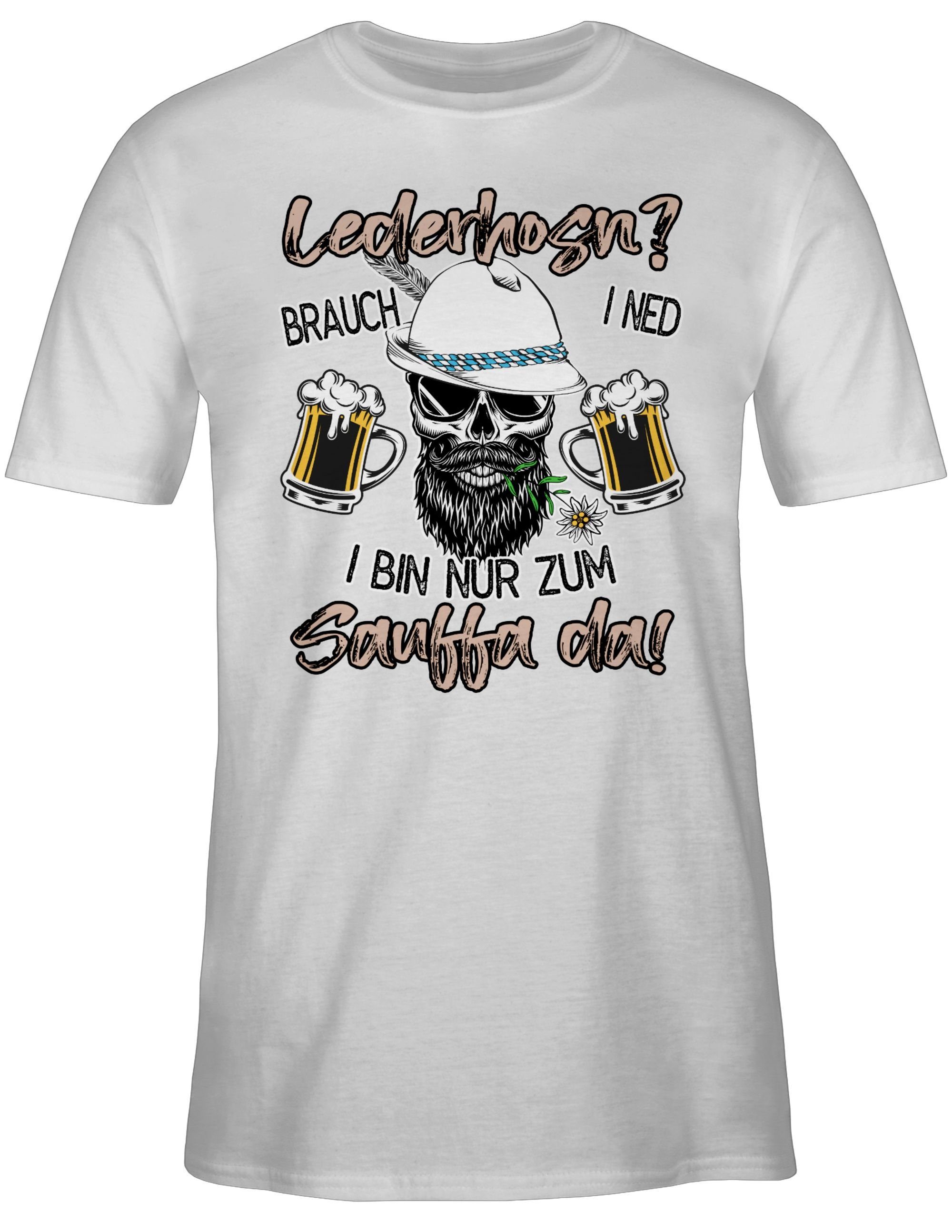 Shirtracer T-Shirt Lederhose Spruch Lausbua Bayrisch günstig online kaufen