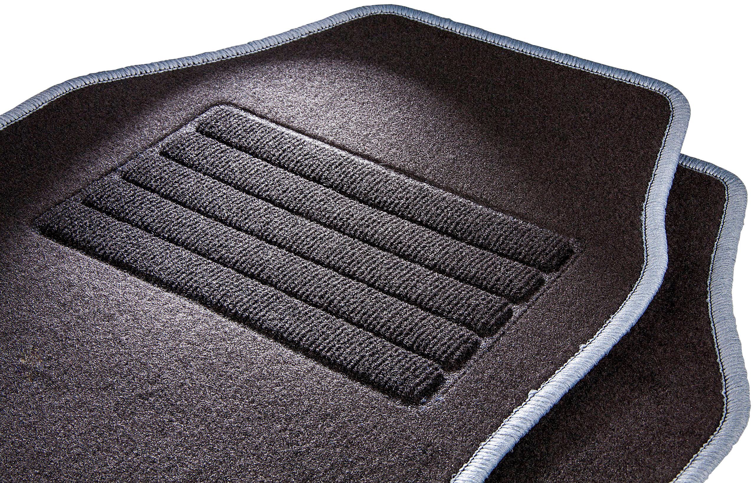 CarFashion Universal-Fußmatten Misano (4 St), Kombi/PKW, Glanzgarn mit