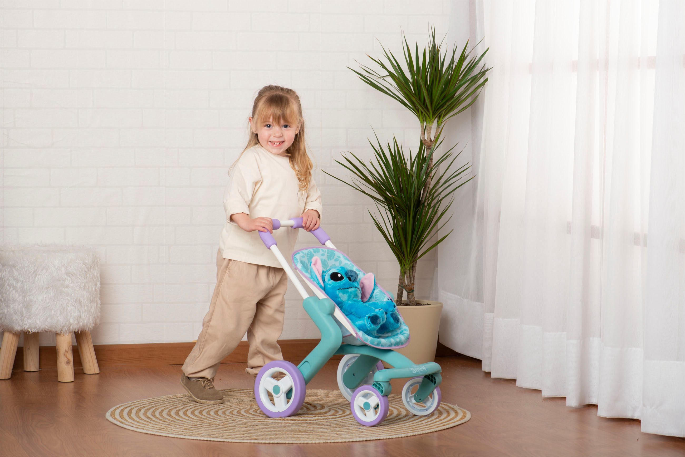 Smoby Puppenbuggy Stitch, inkl. Stich-Plüsch, Made in Europe günstig online kaufen