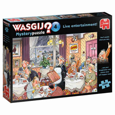 Jumbo Spiele Puzzle 1119800093 Wasgij Mystery 4 Live Unterhaltung!, 1000 Puzzleteile