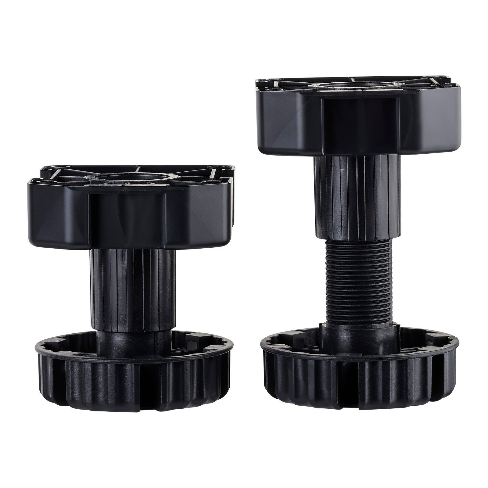 SO-TECH® Möbelfuß verstellbare Sockelfüße, für Küchenschränke, versch. Höhen, (4-St), 4er Set, Höhe 100 mm, inkl. 1 Sockelbefestigungsclip