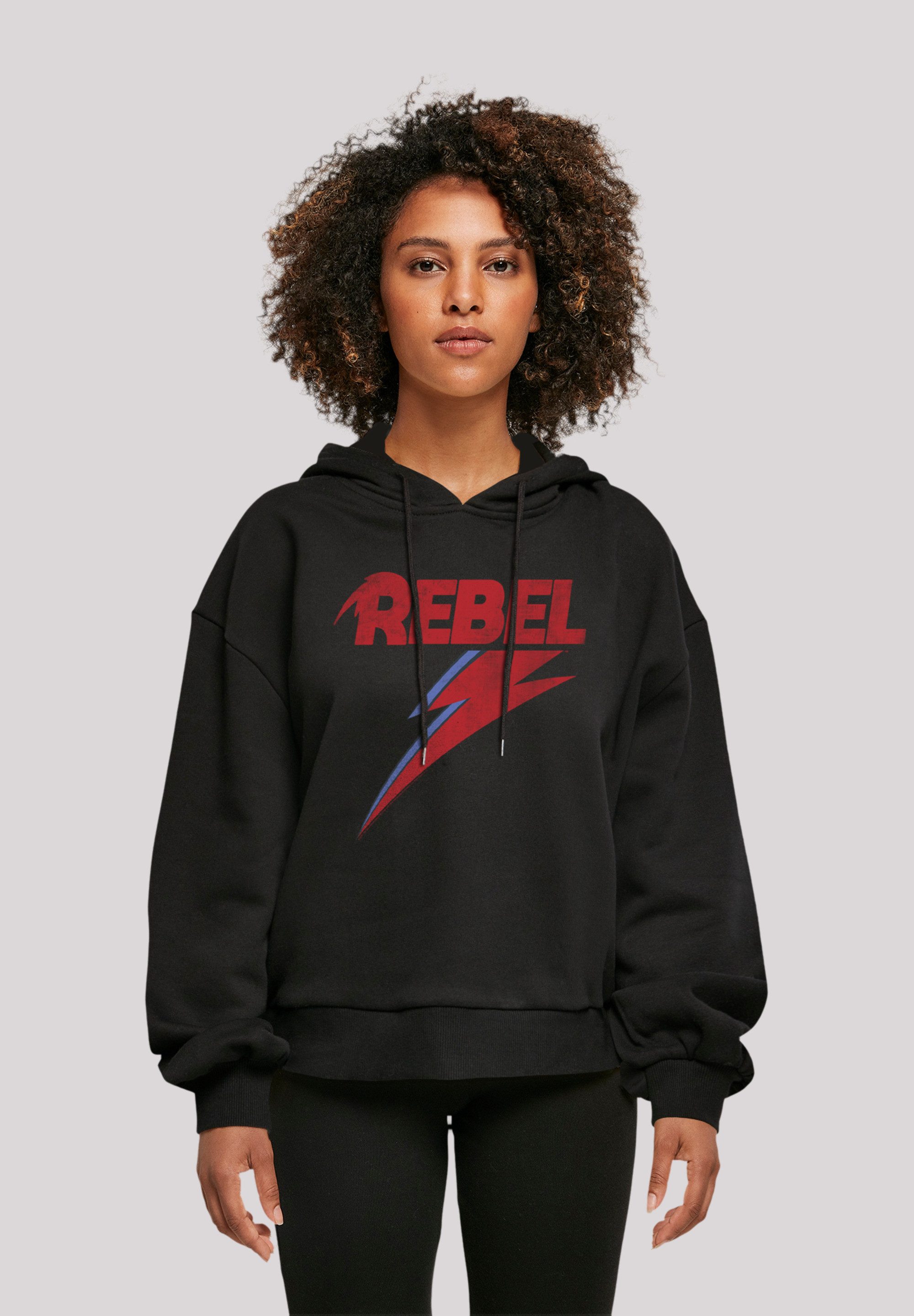 F4NT4STIC T-Shirt David Bowie Distressed Rebel Print