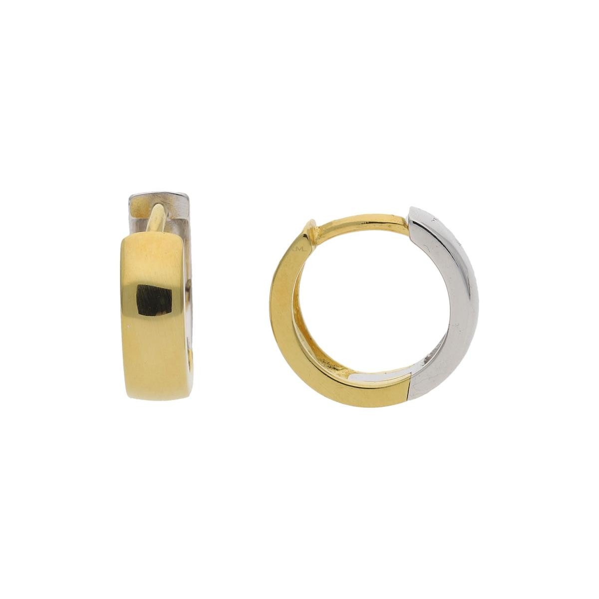 JuwelmaLux Paar Серьги-кольца JuwelmaLux Серьги-кольца 925/000 Sterling Silber Bicolor vergoldet JL10-06-2 (kein Set, 2-tlg., inkl. edelm Schmucketui)