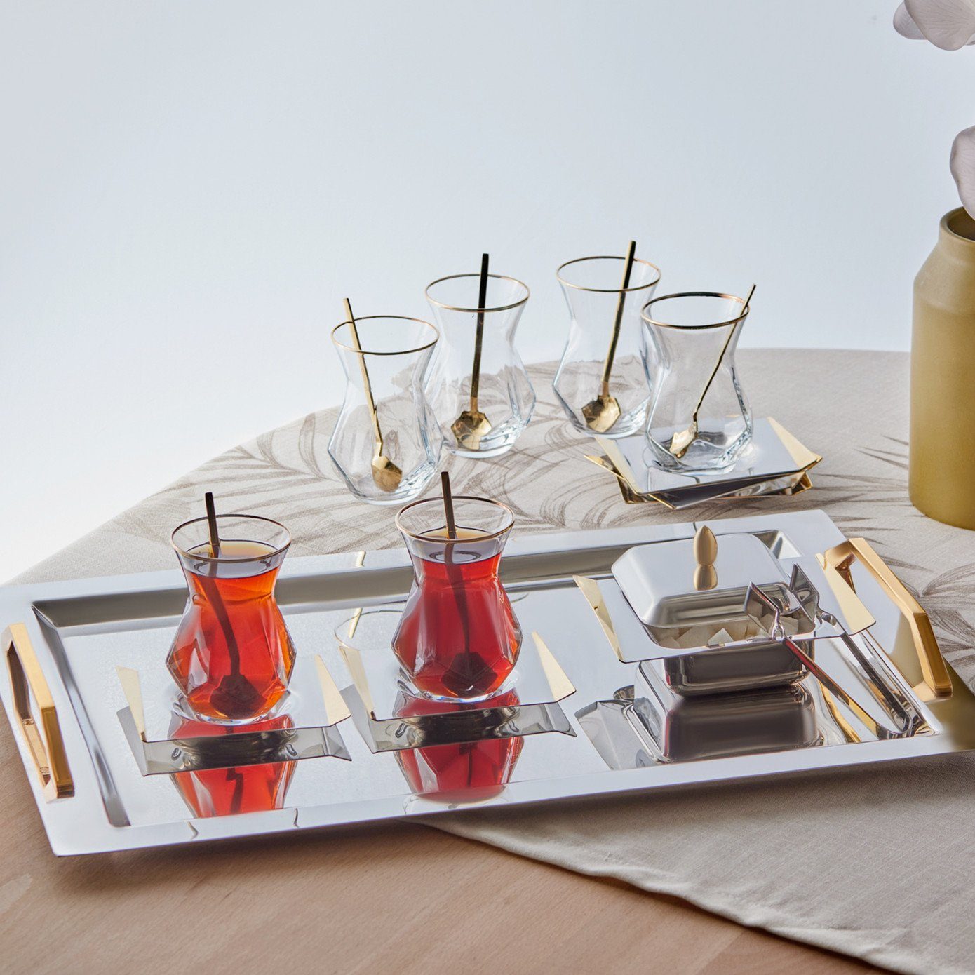 Teeservice Arya für 12 Personen Tee Set, 40 Teilig