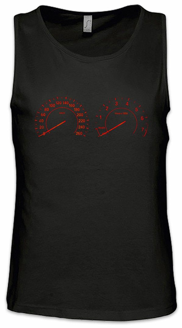 Urban Backwoods Tanktop Speedometer Ärmelloses T-Shirt Tacho Car Driving Auto Rennen Racing Drifting Tuning Muscle Oldtimer