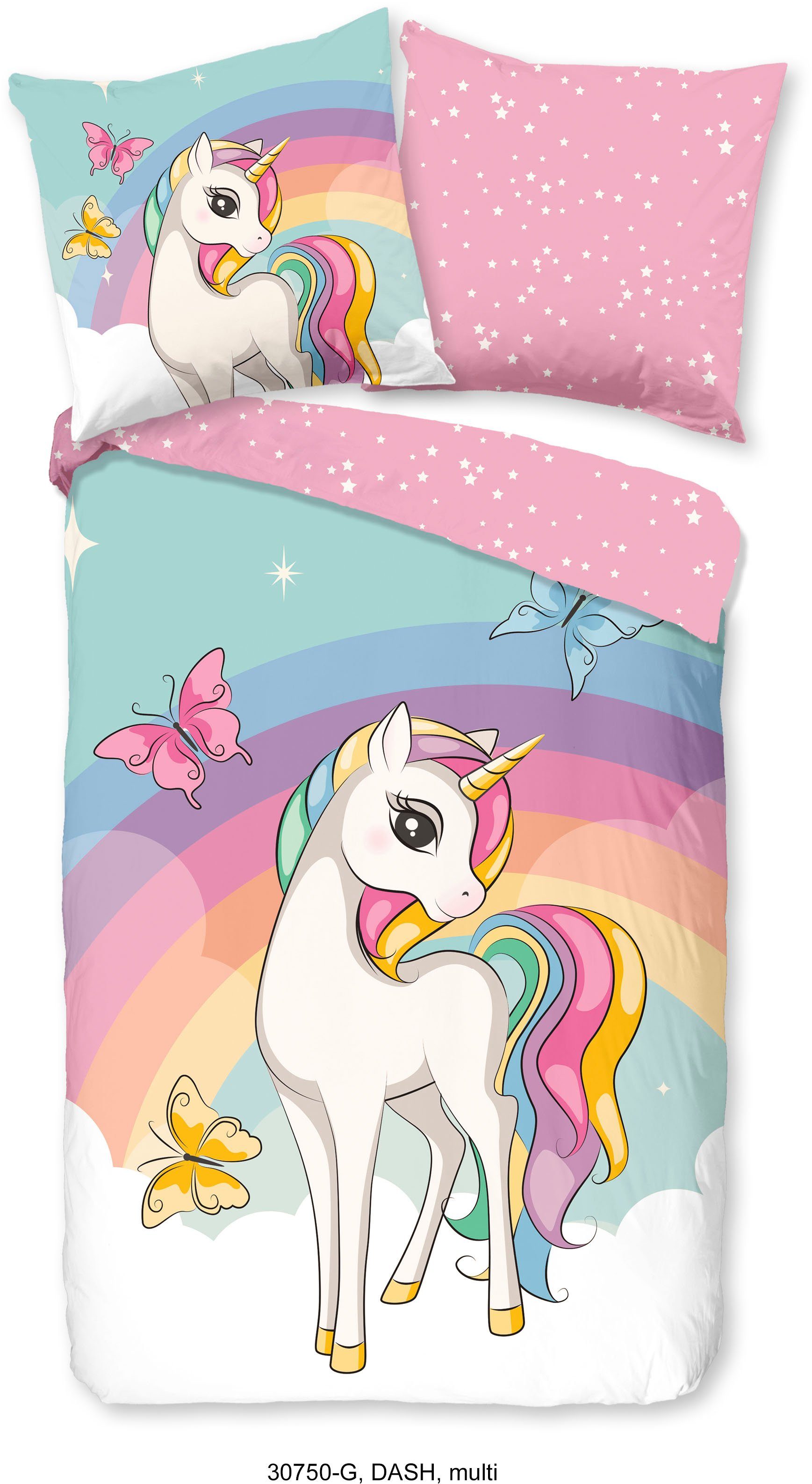 good morning Kinderbettwäsche Dash, Renforcé, 2 günstig online kaufen