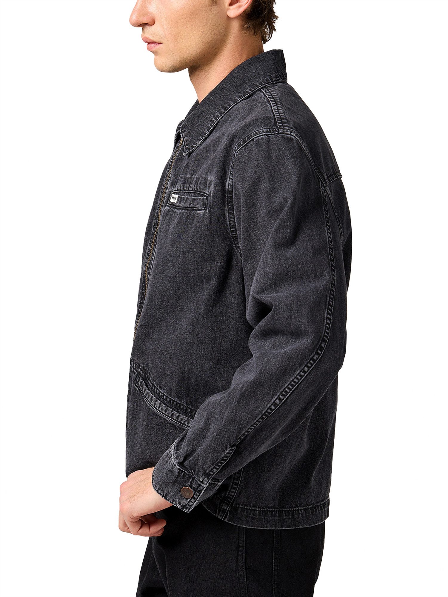 Wrangler Jeansjacke Leicht & Supersoft - RODEO UTILITY JACKET Vintage-Look Denim Jacke