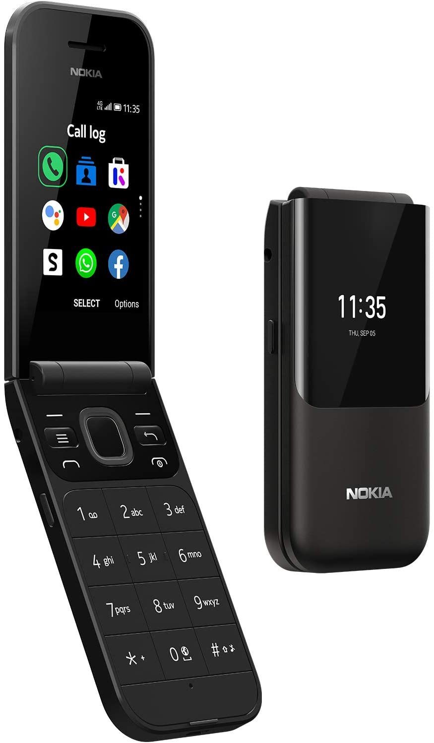 Nokia NOKIA Klapphandy 2720 Flip Dual-Sim Whatsapp seniorengeeignet Handy  (2.8 Zoll)