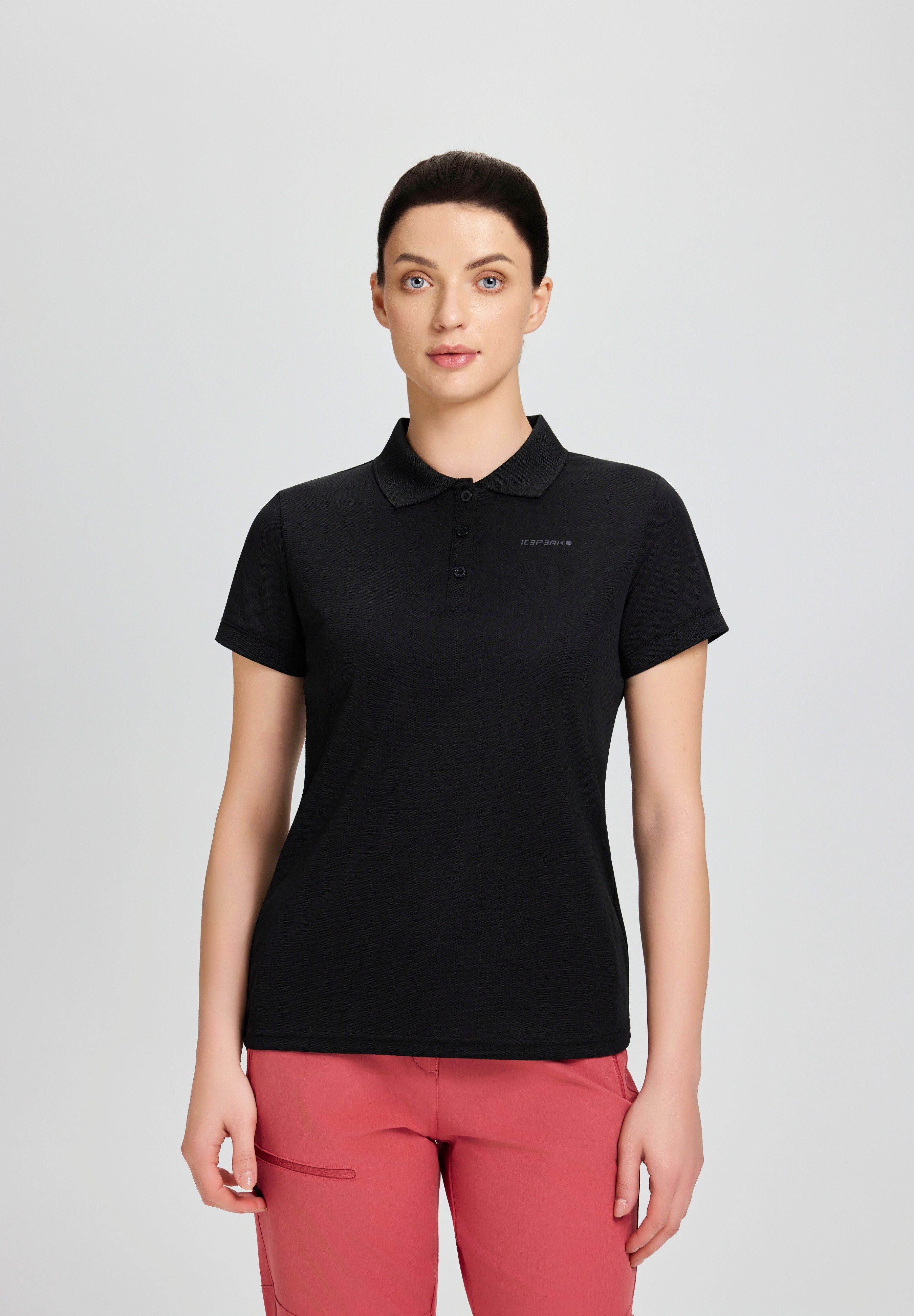 Icepeak Poloshirt BAYARD sportlicher Stil, aus Polyester, schnelltrocknend, pflegeleicht