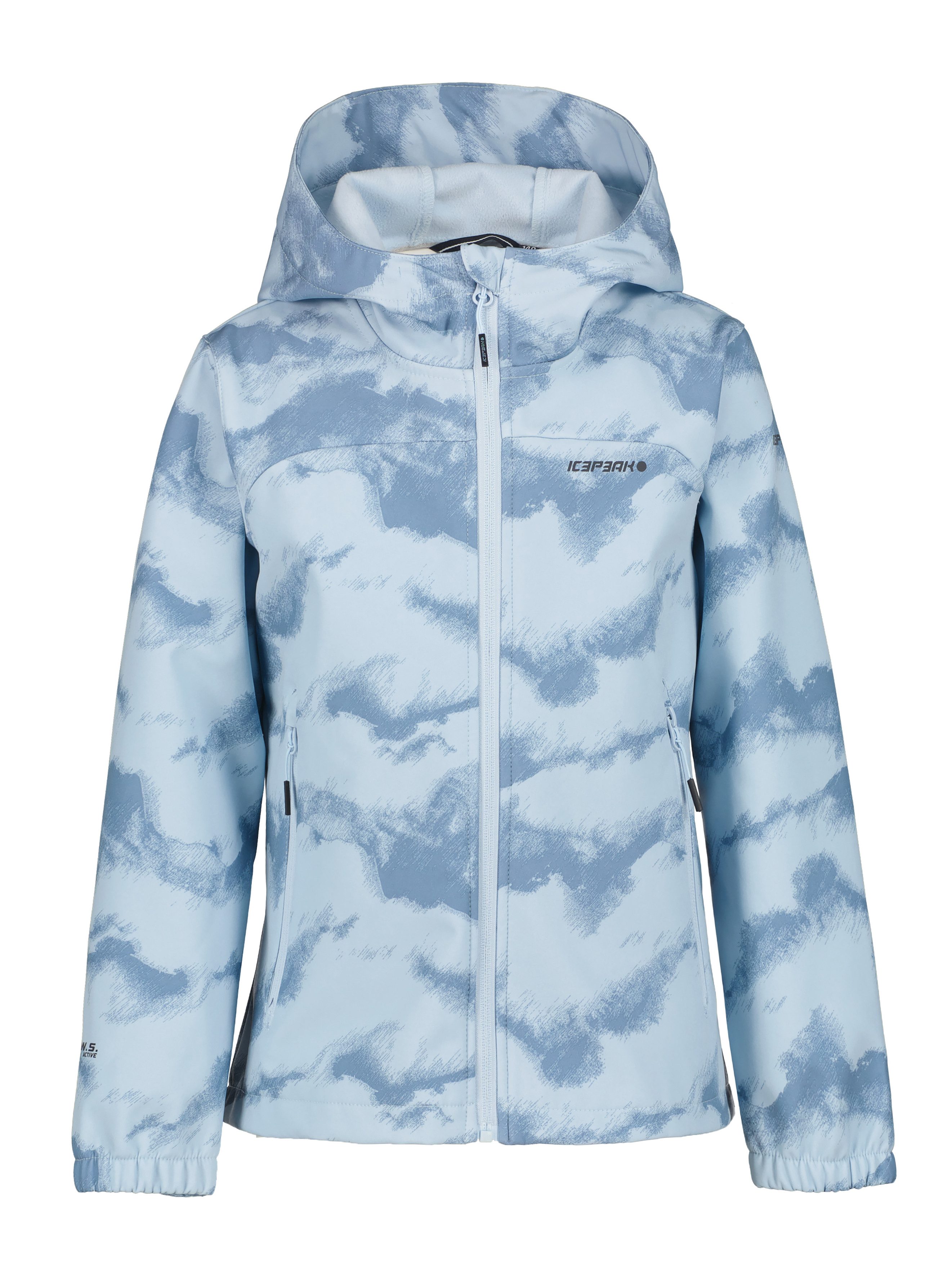 Icepeak Softshelljacke KULM JR wasserdicht, mit Wassersäule 8.000 mm, atmungsaktiv