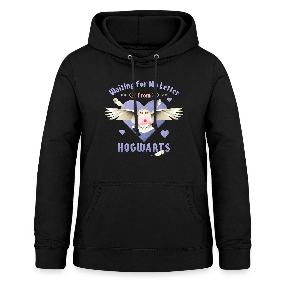 Spreadshirt Hoodie Harry Potter Hedwig Spruch Brief Aus Hogwarts Damen Hoodie (1-tlg)