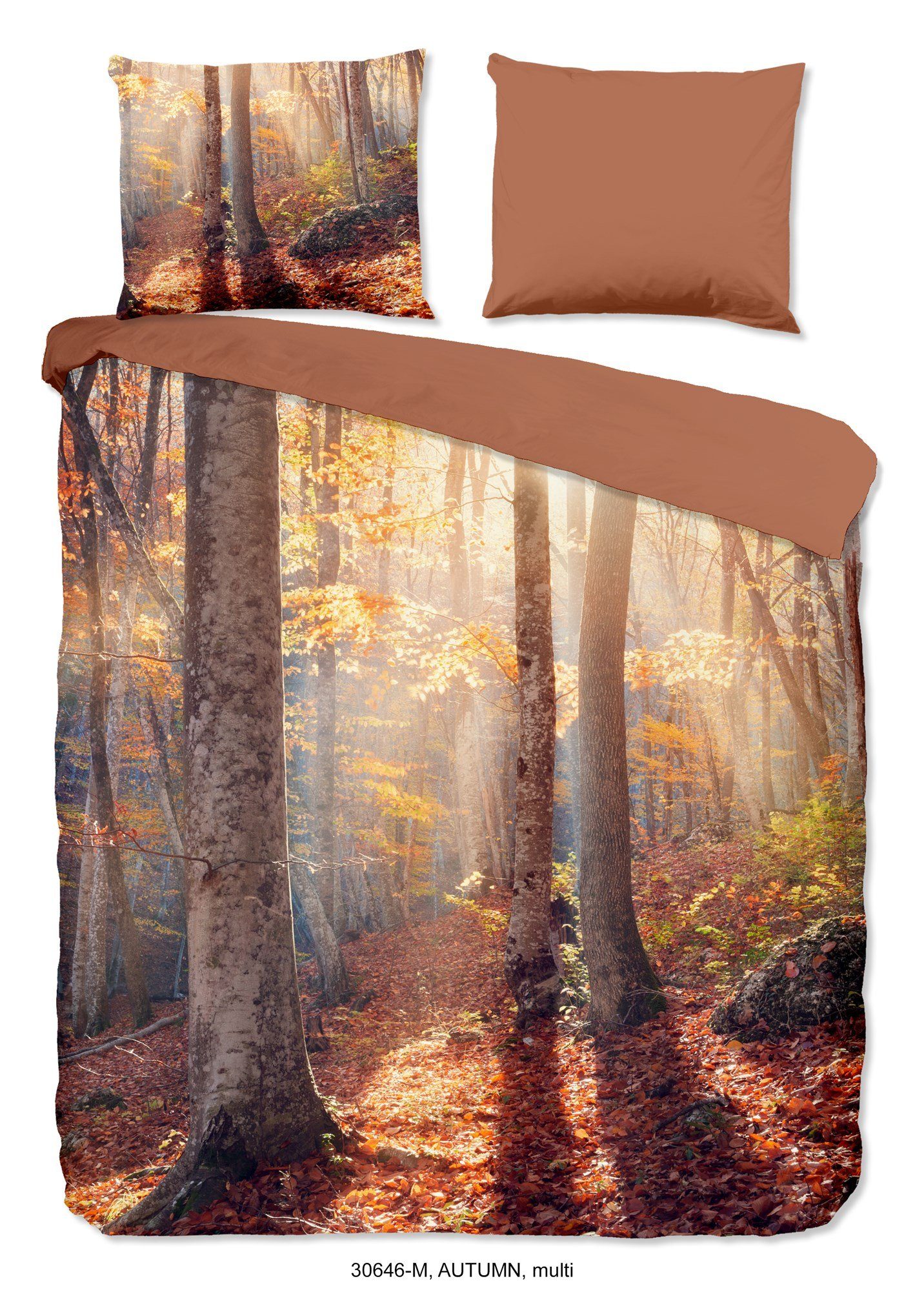 PURE luxury collection Bettwäsche AUTUMN Bettwäsche-Set Bettbezug & Kissenb günstig online kaufen