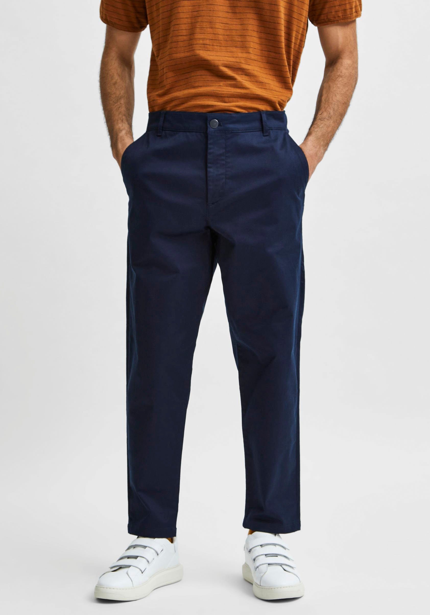 SELECTED HOMME Chinohose REPTON FLEX PANTS Dark Sapphire
