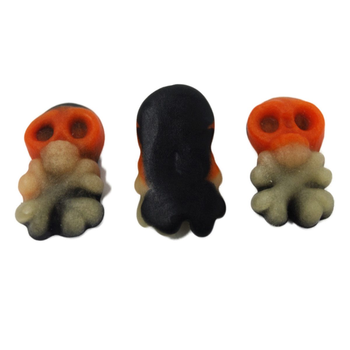 VIDAL Süßigkeit, Vidal Fruchtgummi Piraten Schädel orange weiß schwarz Skulls 1500g