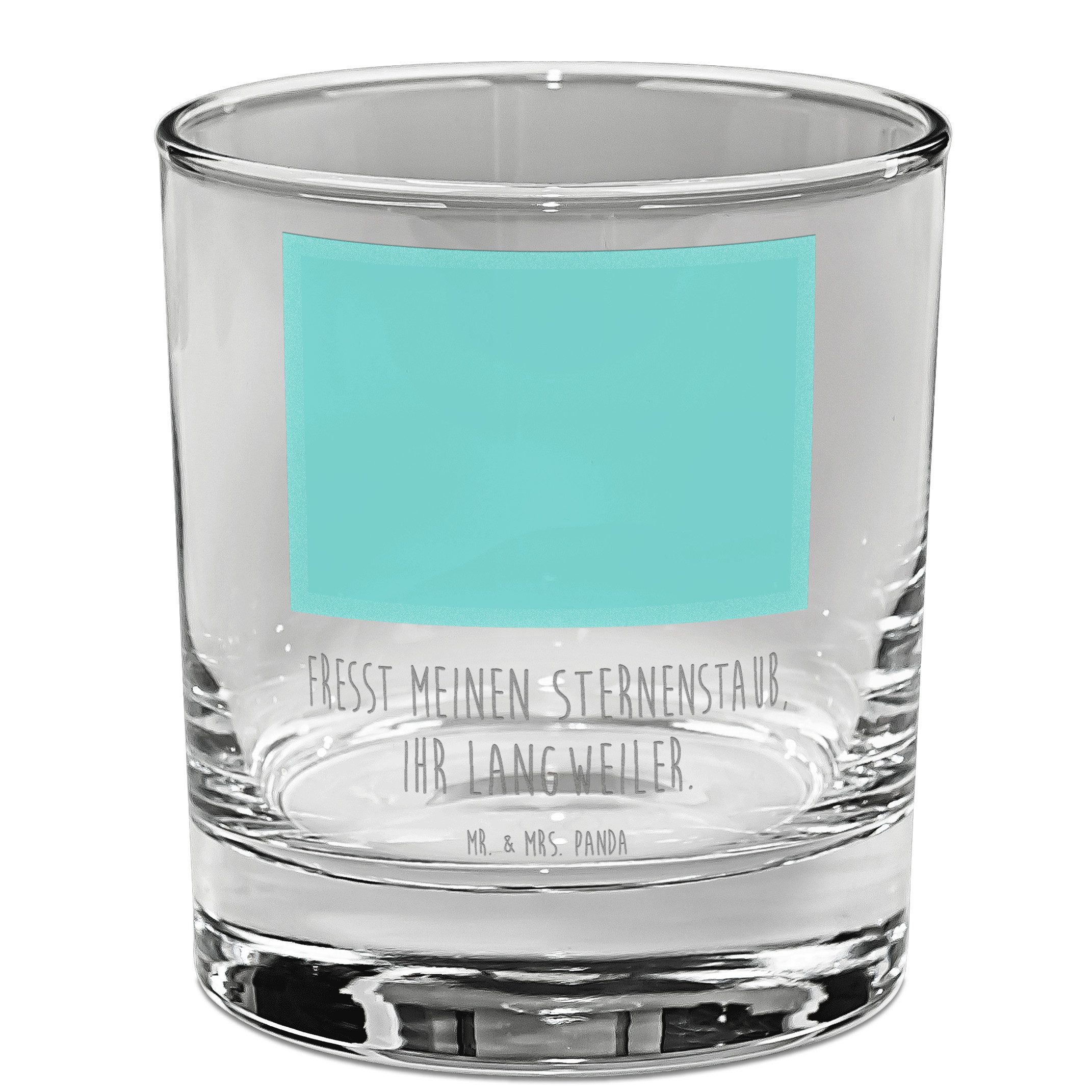 Mr. & Mrs. Panda Whiskyglas Einhorn Happy - Transparent - Geschenk, Einhorn Deko, spannend, Whisk, Premium Glas, Handverlesenes Design
