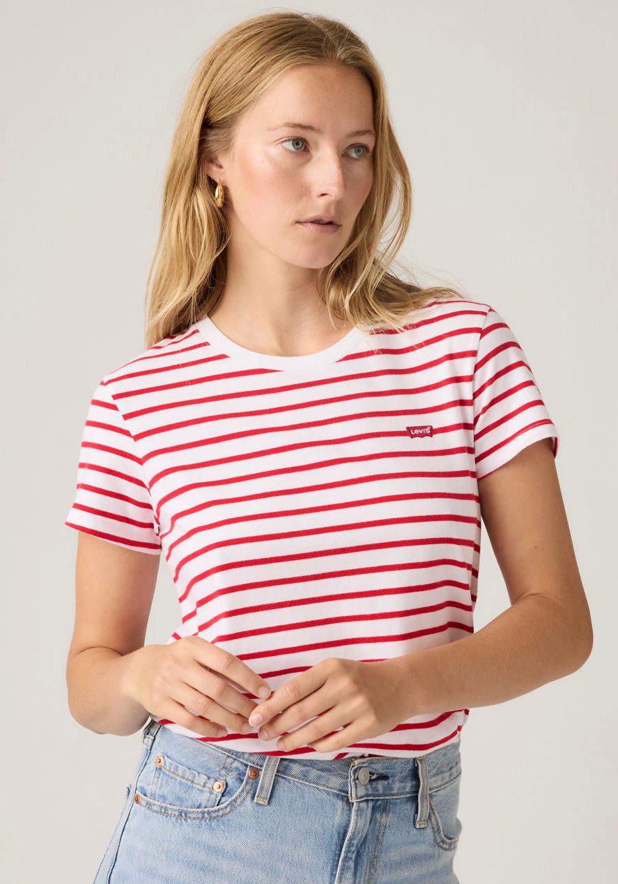 Levi's® T-Shirt PERFECT TEE mit kleiner Logo-Stickerei