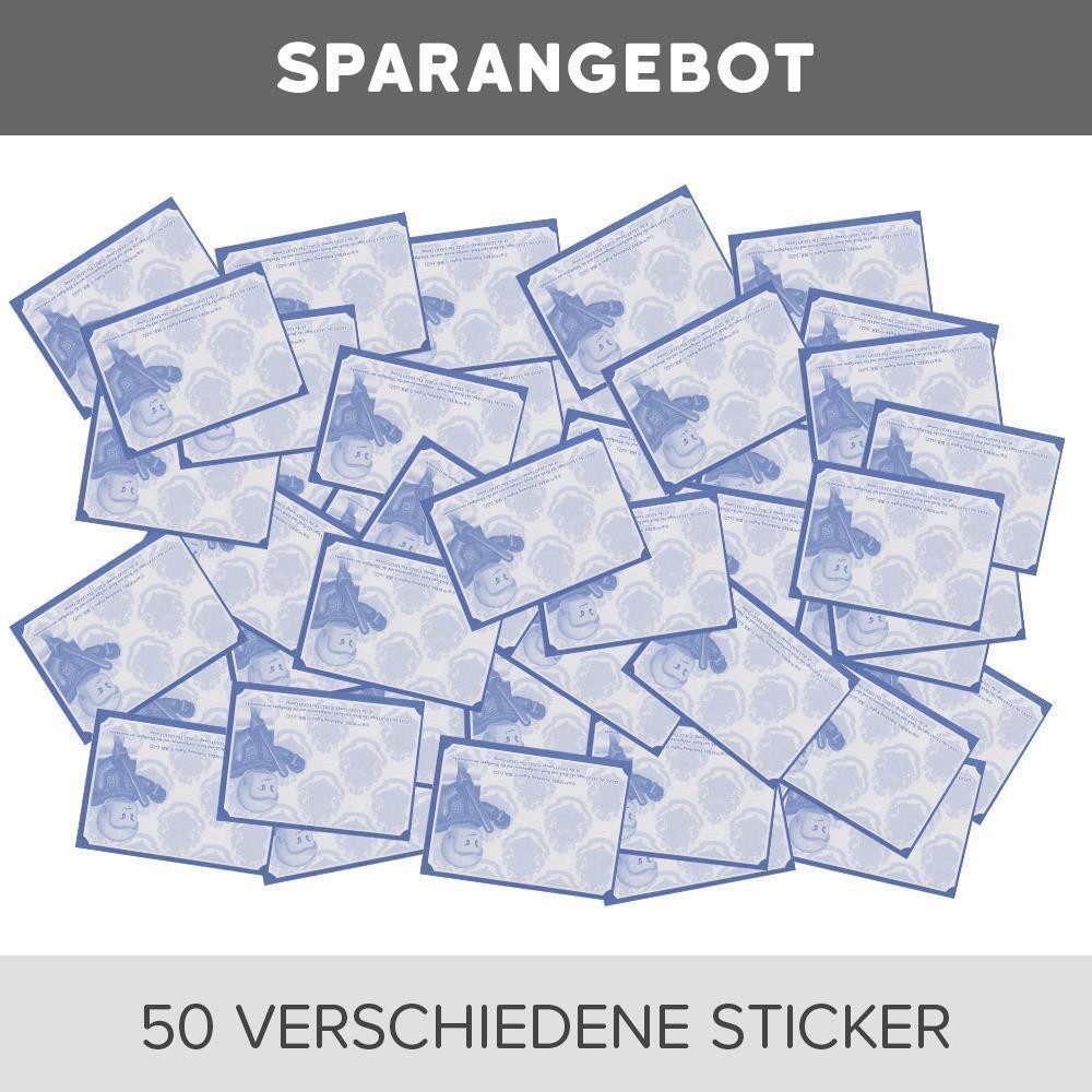 Harry Potter Sammelkarte LEGO Harry Potter - Reise in die Zauberwelt - 50 verschiedene Sticker