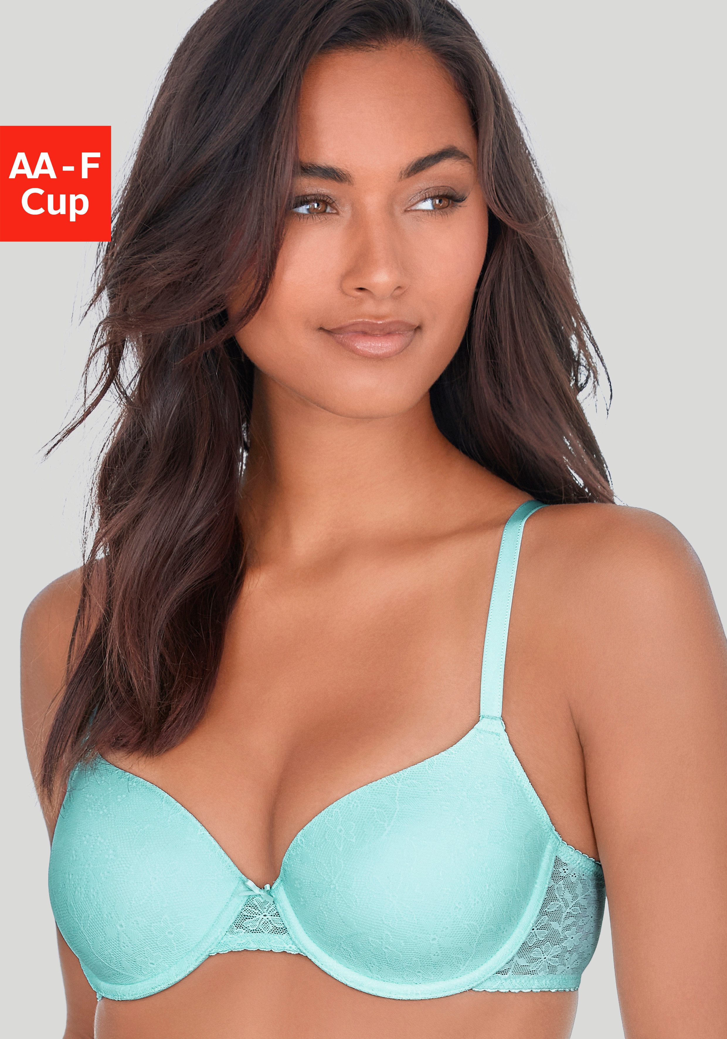 LASCANA Schalen-BH Elisa mit Bügel, aus zarter, blumiger Spitze, sexy Dessous