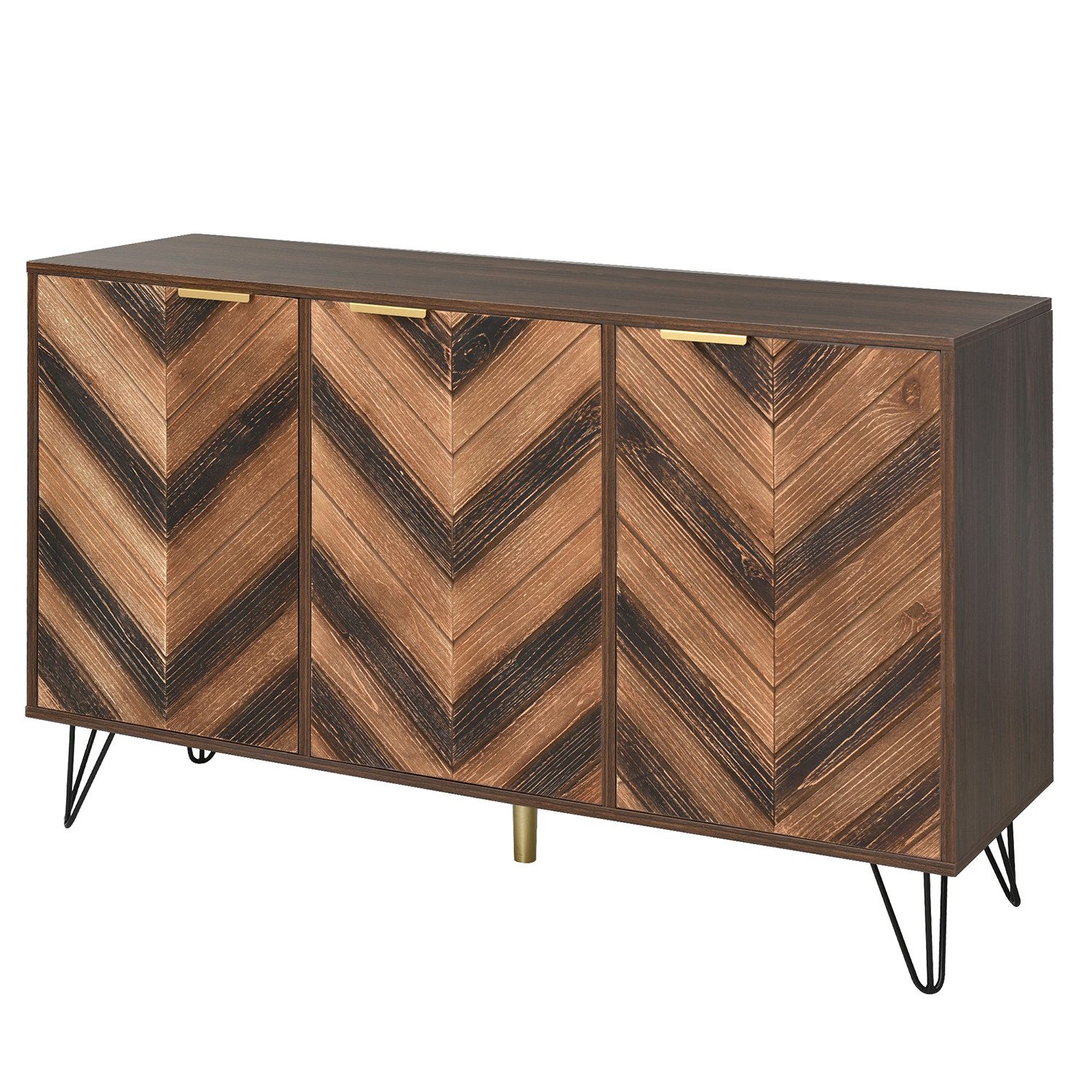 OUTMAX Sideboard Sideboard, Großzügigem Stauraum, konkave und konvexe Hapti günstig online kaufen