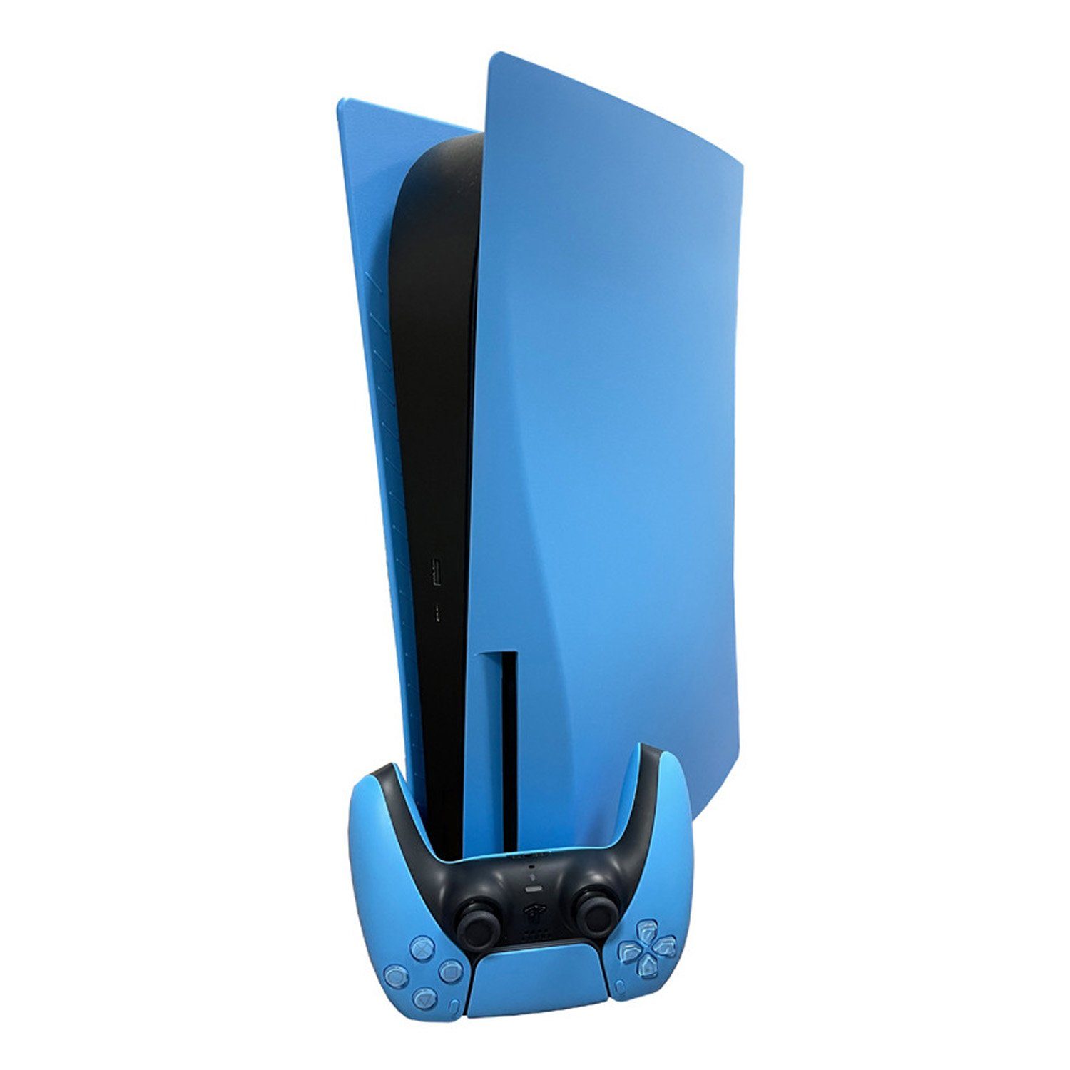 zggzerg PS5 Bildbausteine Playstation 5 Hartes Stoßfeste Seitenplatten Shell PlayStation 5-Controller