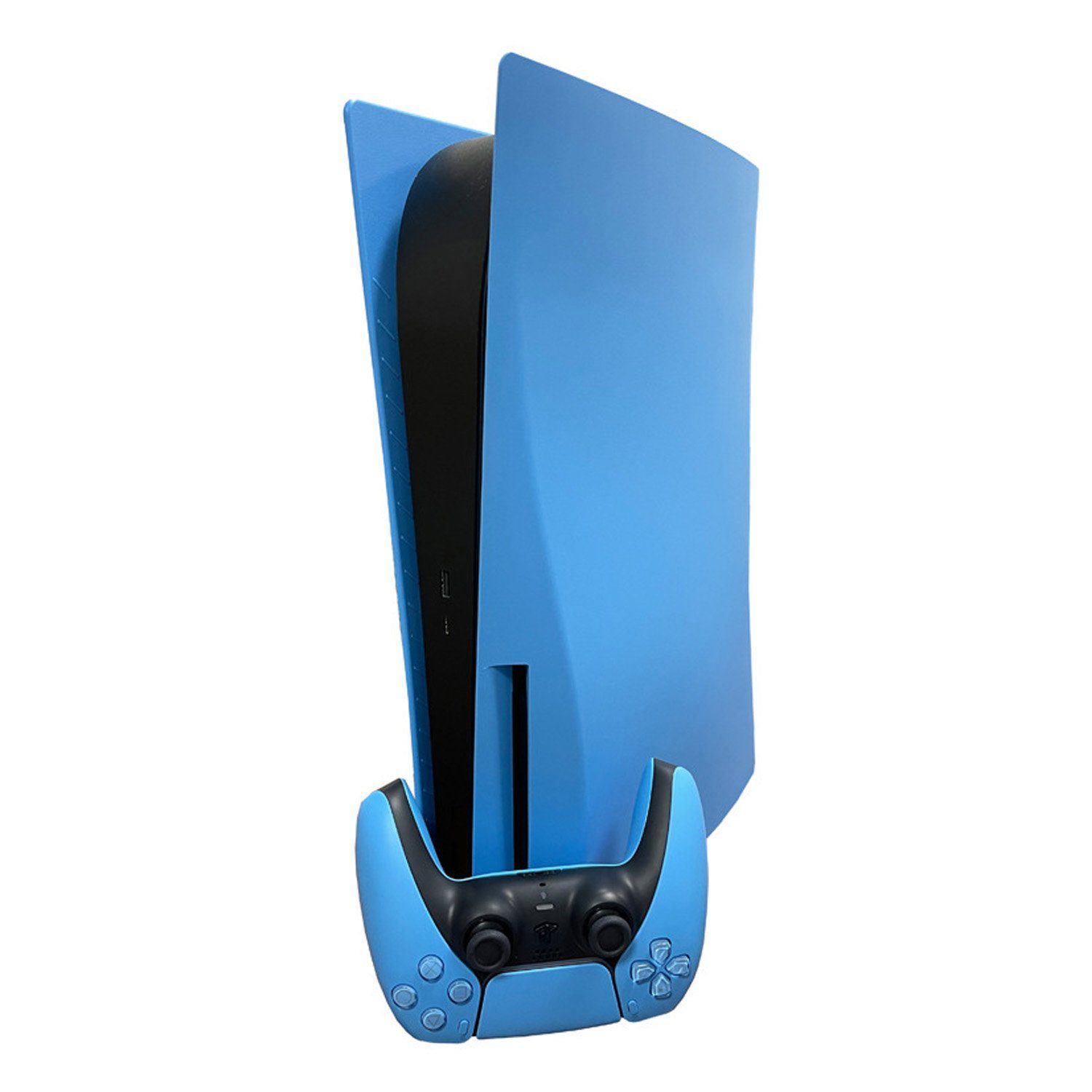 zggzerg PS5 Bildbausteine Cover Ersatzplatte Seitenplatten Shell PlayStation 5-Controller (Ersatzplatten Hülle Skin Konsole Hartes Seitenplatten Zubehör Shock-Absorbing und Anti-Scratch)
