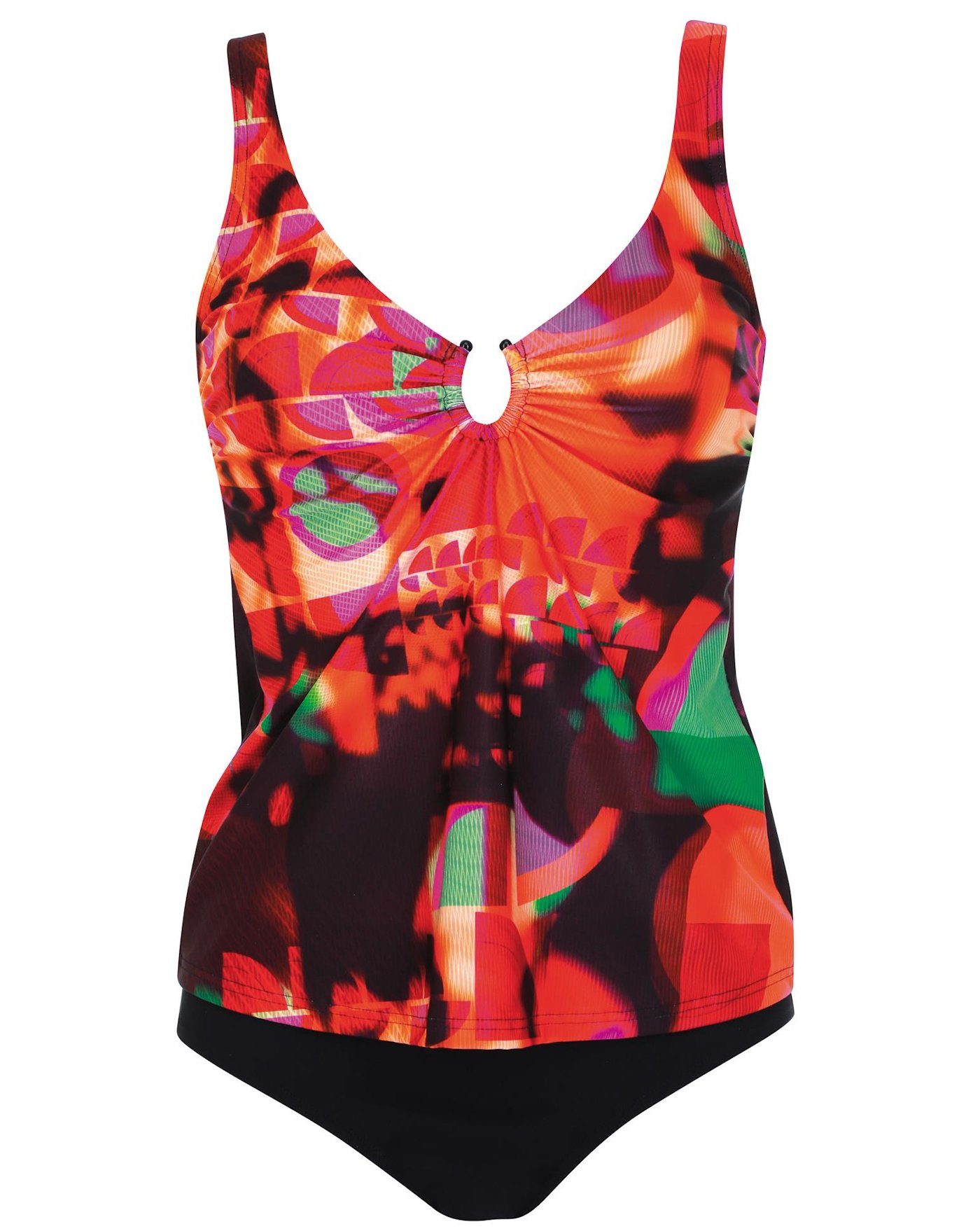 Sunflair Tankini Beach Fashion rot Tanikni mit herausnehmbaren Softcups und hohen Rücken | Tankinis