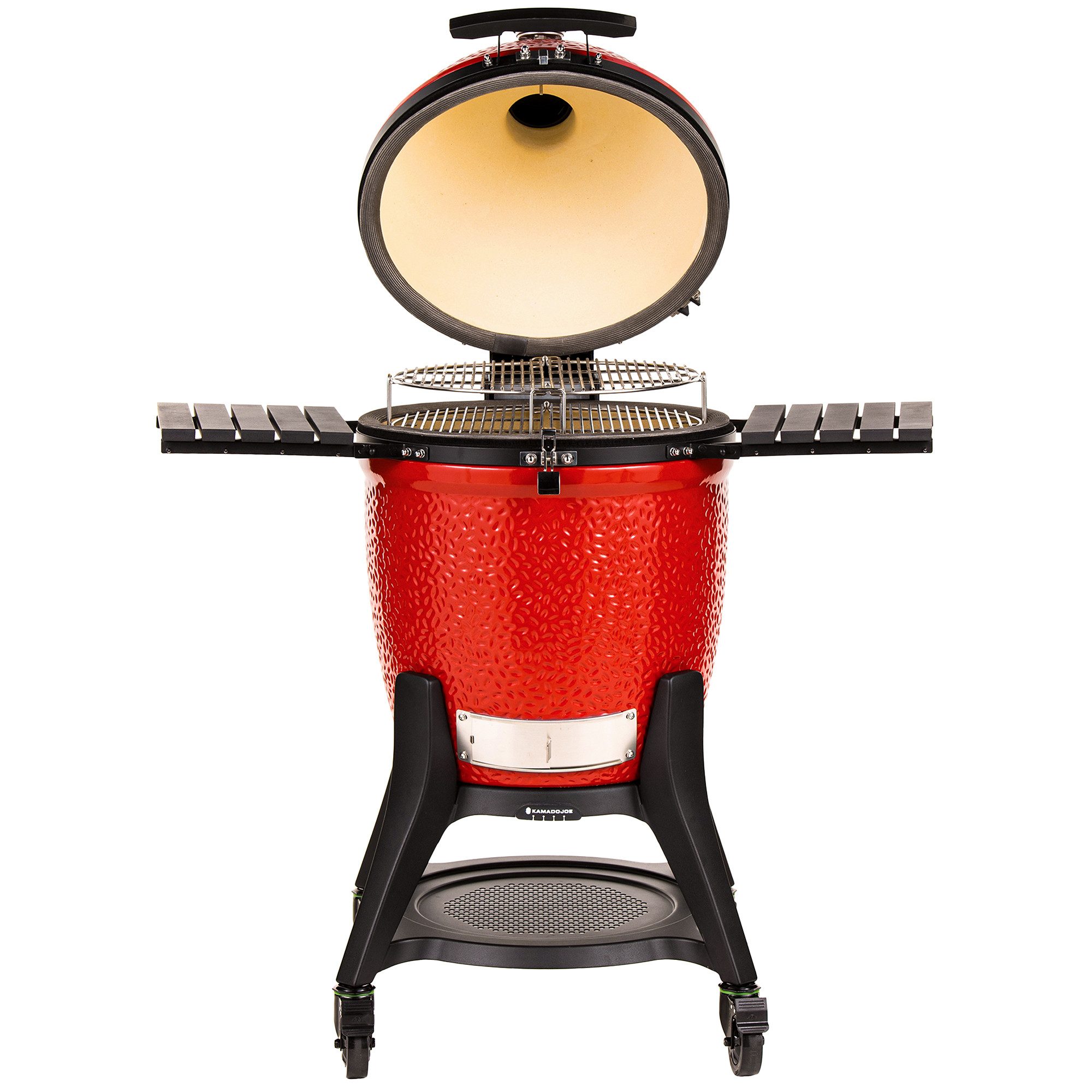 Kamado Joe Keramikgrill Kamado Joe Classic Joe III, Hyperbolischer SlōRoller für gleichmäßige Hitze und Rauch